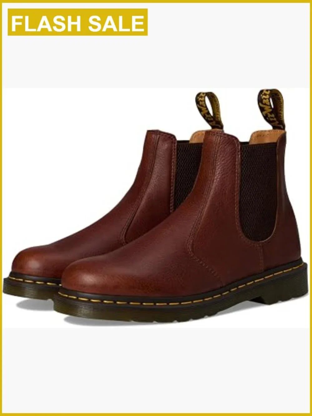 Unisex Chelsea Boots Goodyear Welt Leather Pull-On Ankle Boots